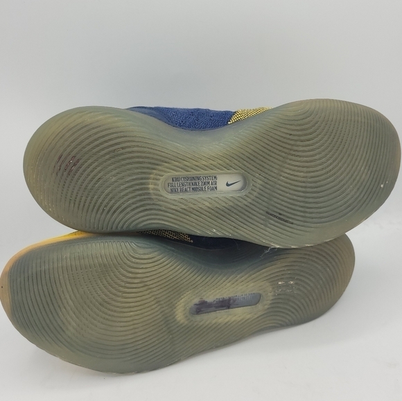 Nike Mens Zoom KD 11 Chinese Zodiac Basketball Shoes Durant Yellow & Blue Size 8 - Picture 6 of 15